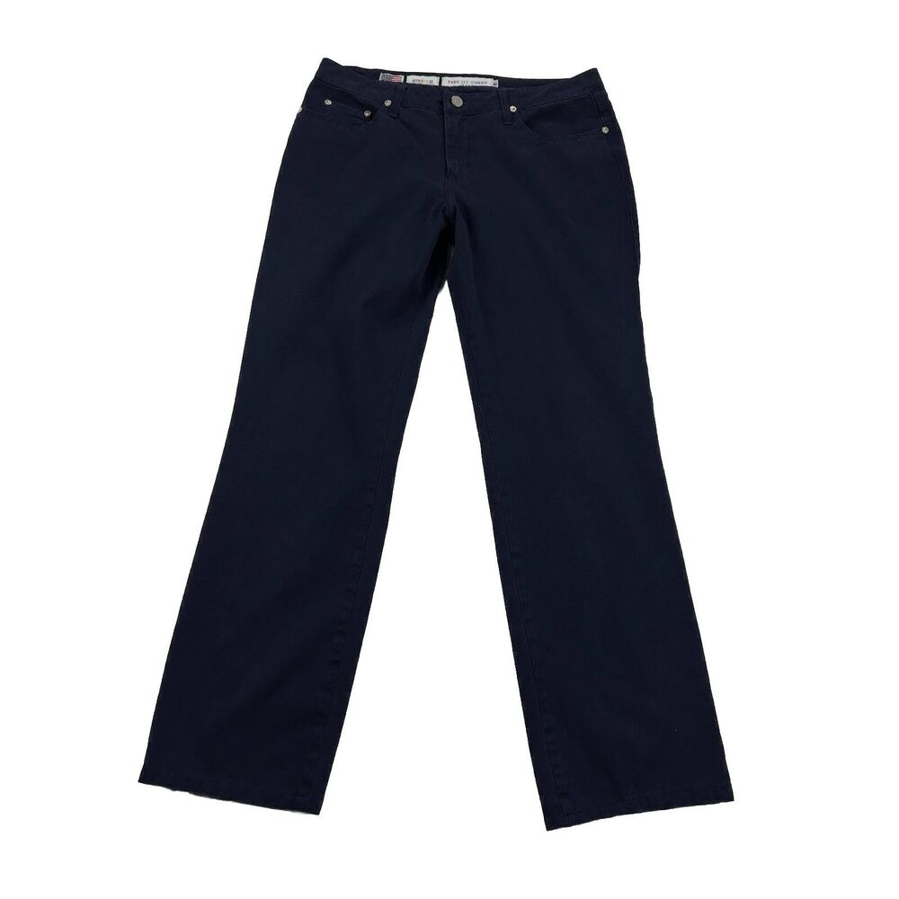 Fabrizio Gianni Pants Womens 8 Stretch Dark Blue 5 Pocket Rainbow Tag USA